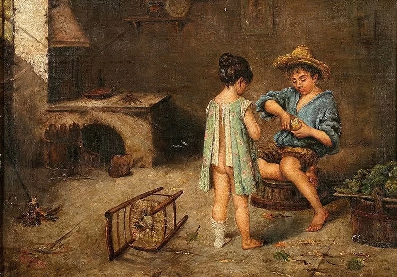 Bambini in cucina